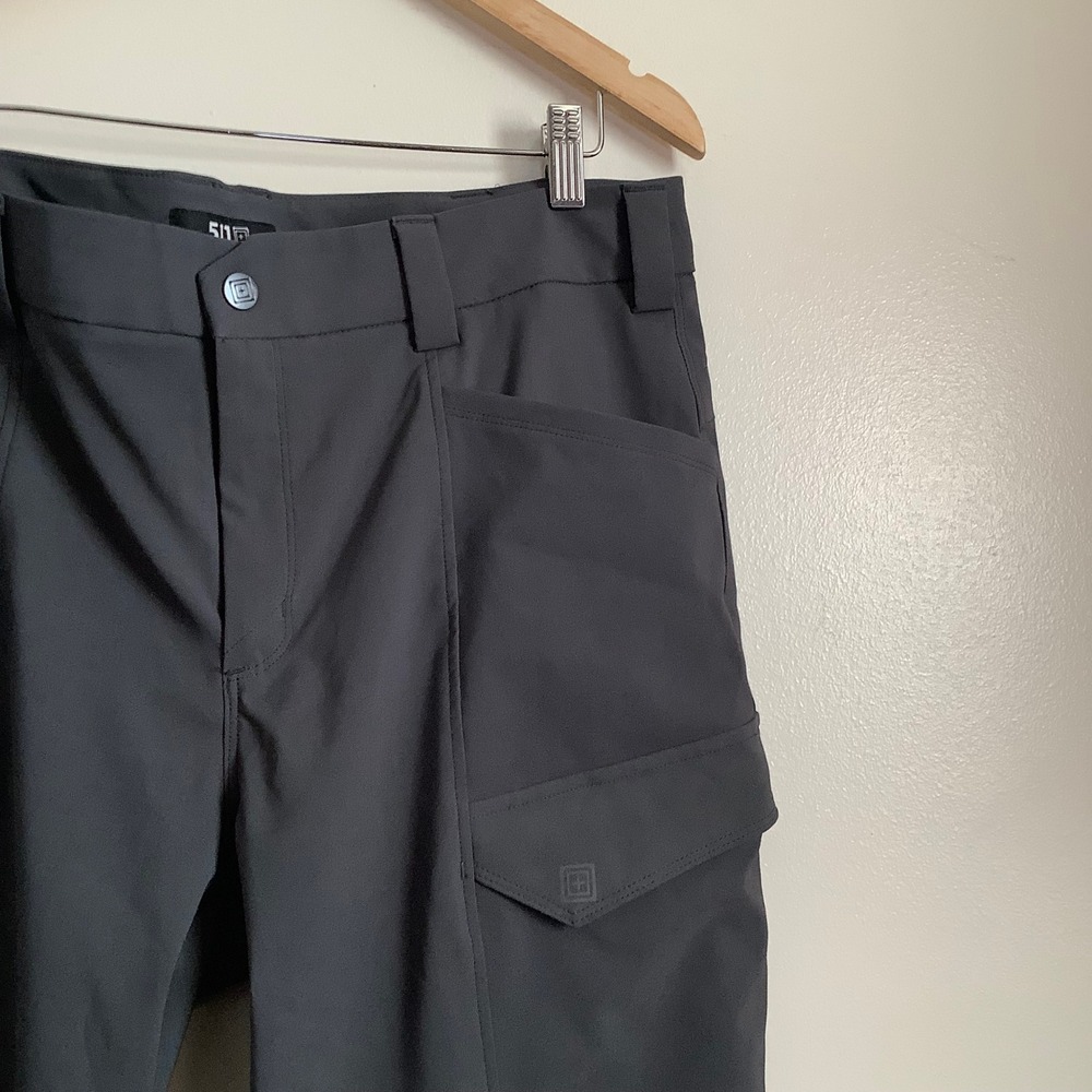 5.11 Tactical Womens Cargo Pants Grey Multi-Pocket Work Trousers Size 16 Regular